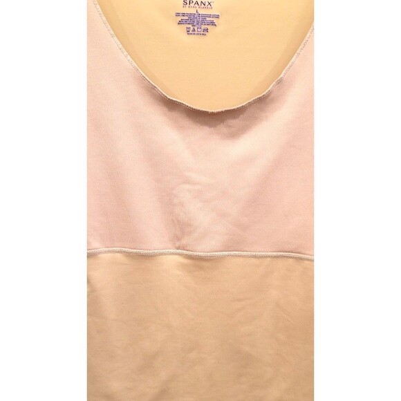 Spanx By Sara Blakely Simplicity Slimming Nude Shapewear Tank Top Size Large - Picture 4 of 4